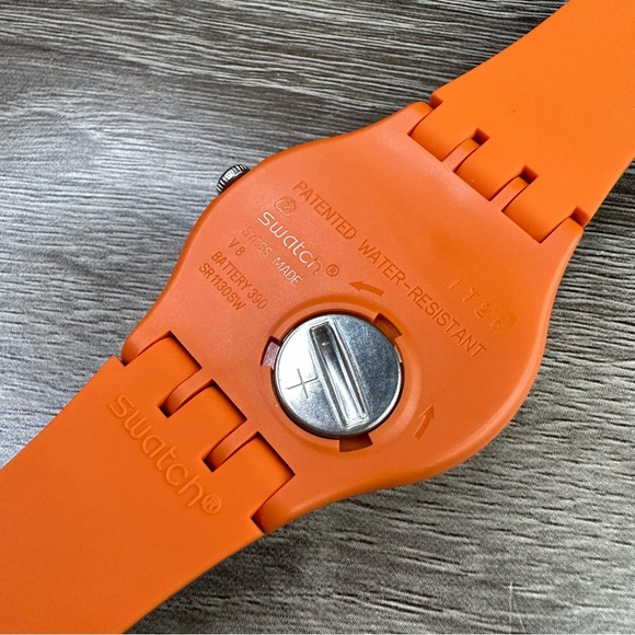 NEW✅LIMITED EDITION✅ Swatch MYRTIL-TECH Blue And Orange Skeleton Unisex Watch - Picture 11 of 13